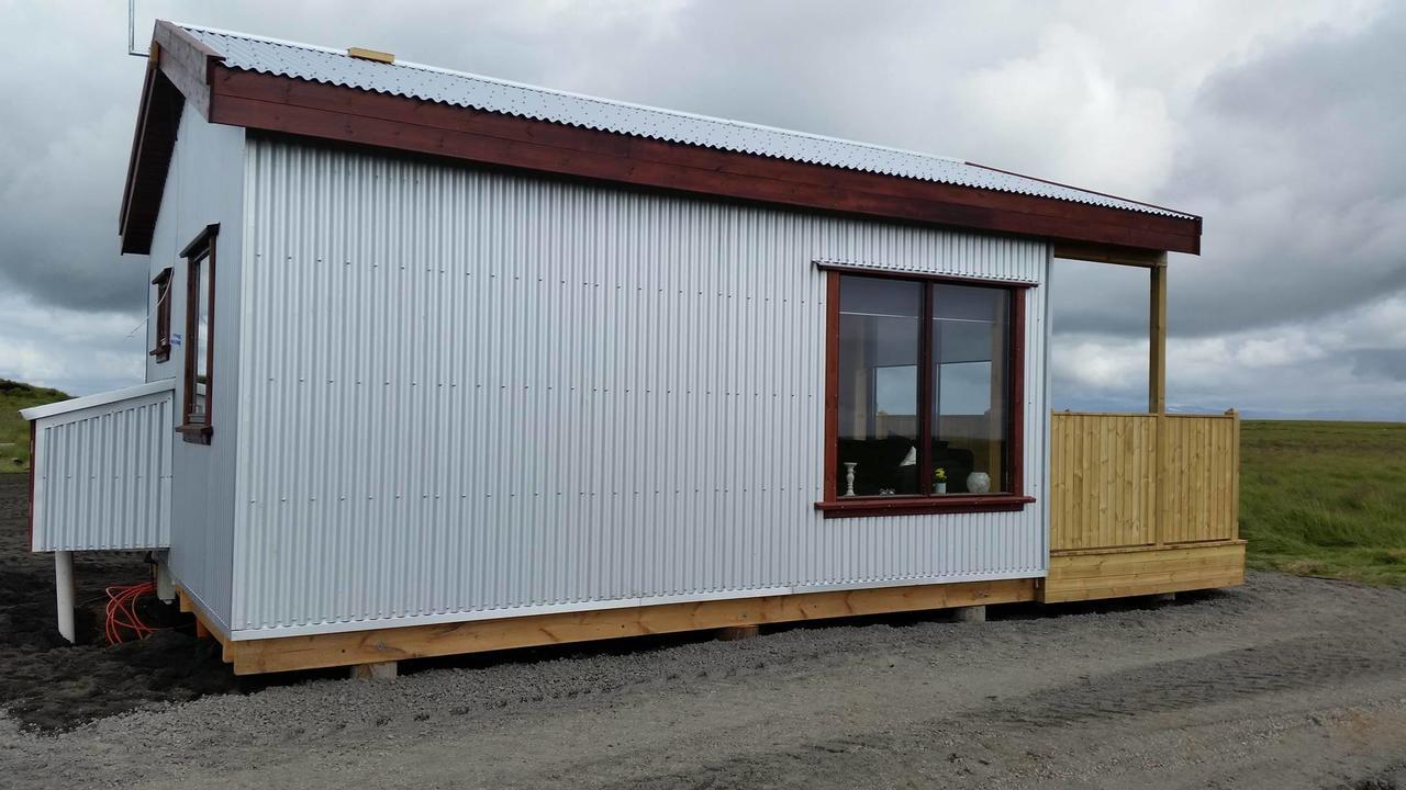 Hekla Cabin 3 Volcano And Glacier View เฮลลา ภายนอก รูปภาพ