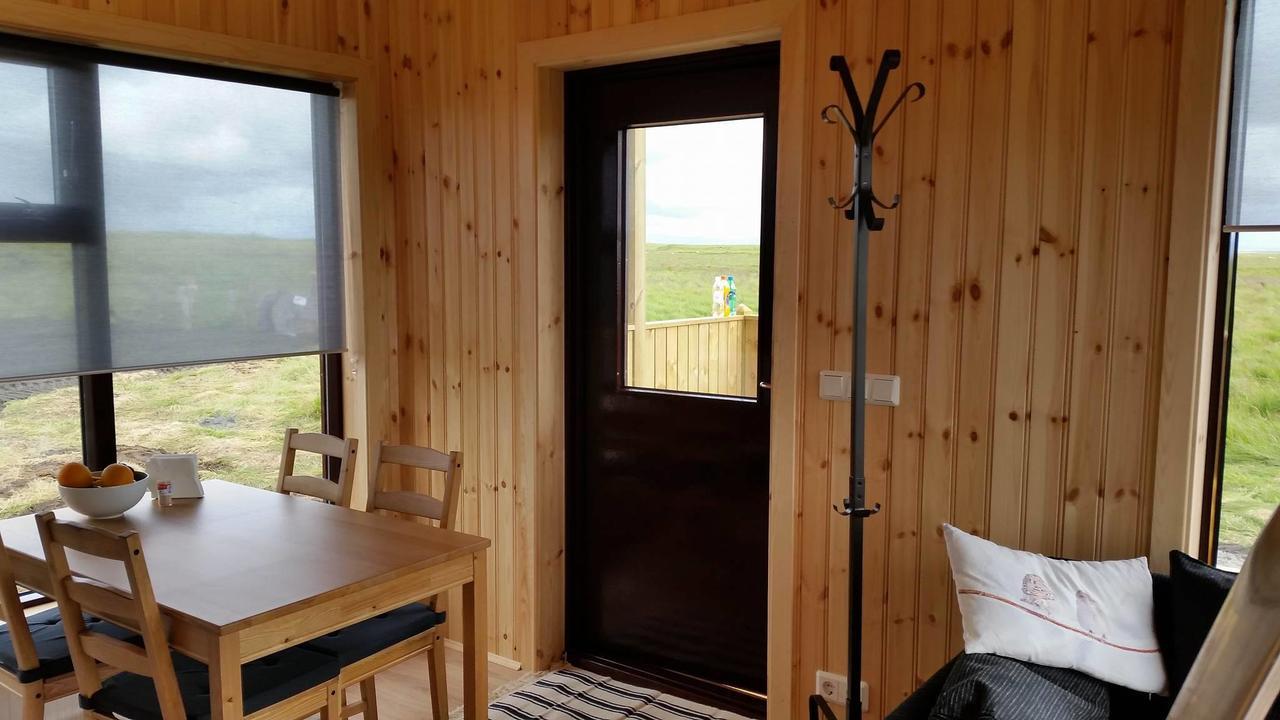 Hekla Cabin 3 Volcano And Glacier View เฮลลา ภายนอก รูปภาพ