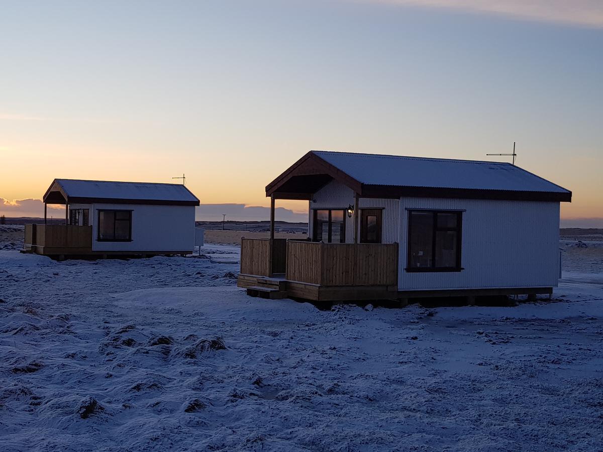 Hekla Cabin 3 Volcano And Glacier View เฮลลา ภายนอก รูปภาพ