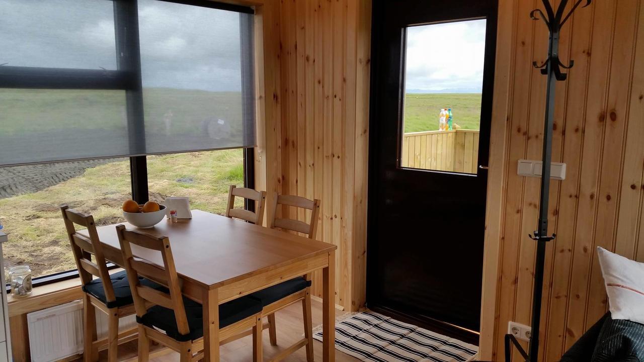Hekla Cabin 3 Volcano And Glacier View เฮลลา ภายนอก รูปภาพ